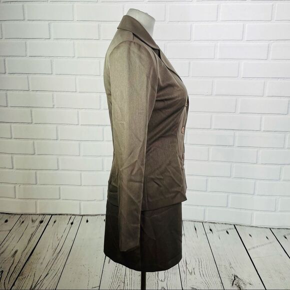 10/$25🦋 Vintage My Michelle Tan Skirt Suit Set - Size 5/6 - Picture 5 of 14